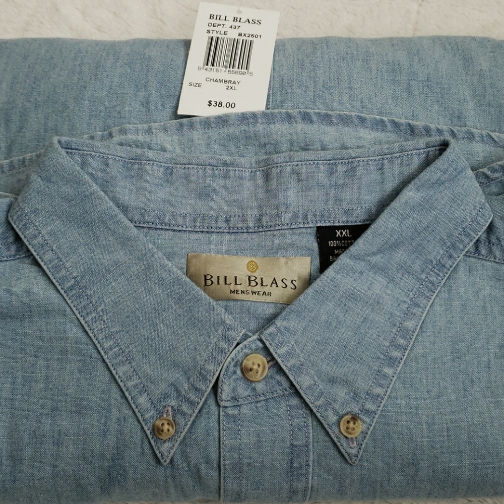 Bill Blass Long-sleeved Cotton Shirt